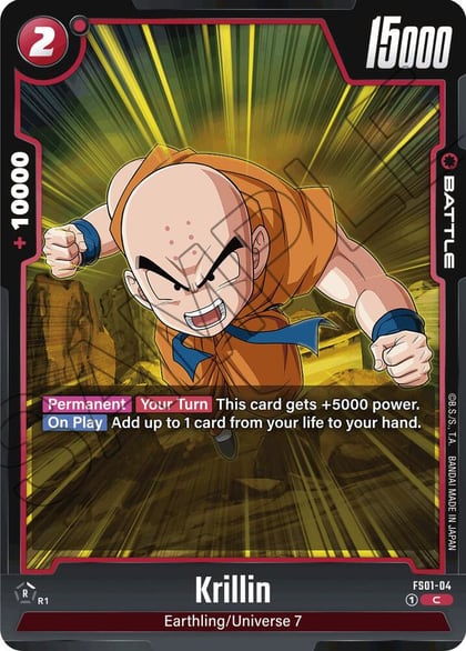 Krillin, Starter Deck 1: Son Goku FS01-04