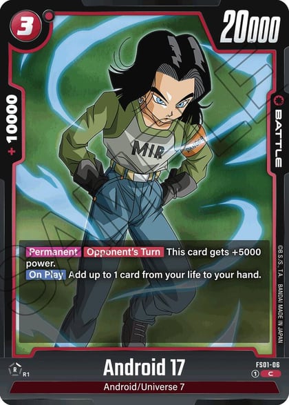 Android 17, Starter Deck 1: Son Goku FS01-06