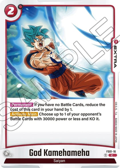 God Kamehameha, Starter Deck 1: Son Goku FS01-16