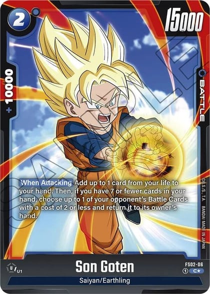 Son Goten - FS02-06 (Bonus Pack Alternate Art), Starter Deck 2: Vegeta FS02-06