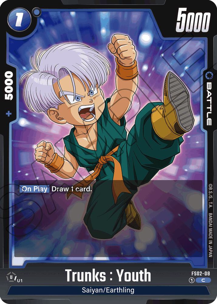 Trunks : Youth - FS02-08, Starter Deck 2: Vegeta FS02-08