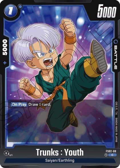 Trunks : Youth - FS02-08, Starter Deck 2: Vegeta FS02-08