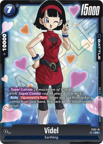 Videl (Bonus Pack Alternate Art), Starter Deck 2: Vegeta FS02-10