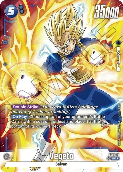 Vegeta - FS02-13 (Bonus Pack Alternate Art), Starter Deck 2: Vegeta FS02-13