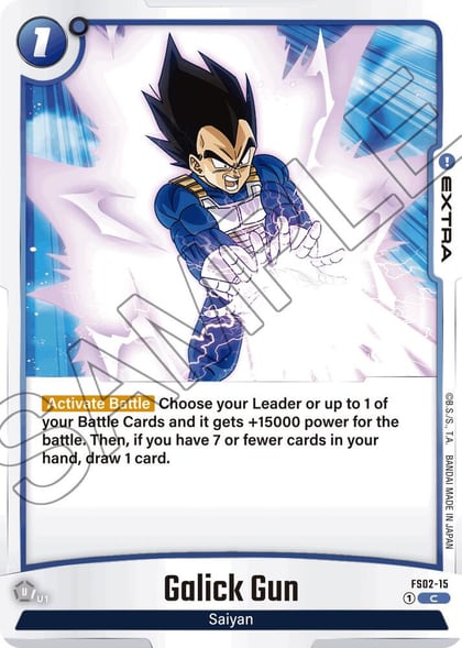 Galick Gun, Starter Deck 2: Vegeta FS02-15