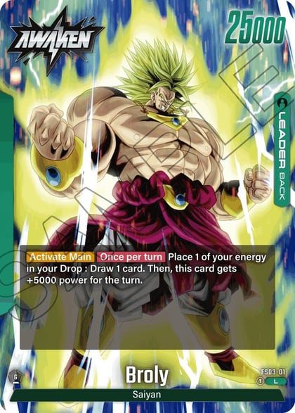 Broly - FS03-01, Starter Deck 3: Broly FS03-01