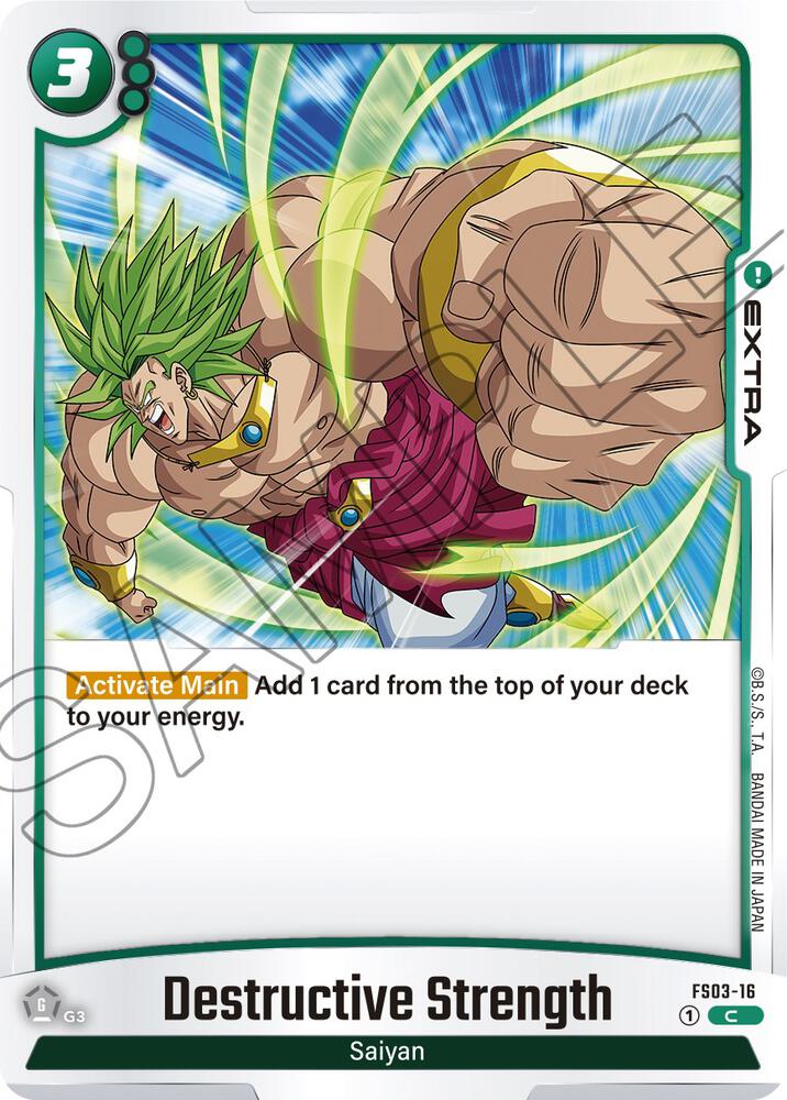 Destructive Strength, Starter Deck 3: Broly FS03-16