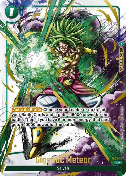 Gigantic Meteor (Alternate Art), Starter Deck 3: Broly Alternate Art Reprints FS03-15