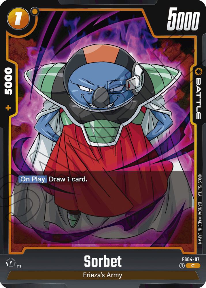 Sorbet, Starter Deck 4: Frieza FS04-07