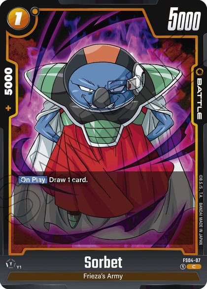 Sorbet, Starter Deck 4: Frieza FS04-07