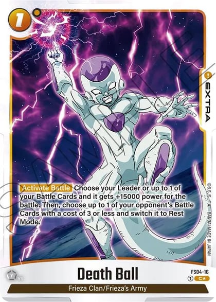 Death Ball (Bonus Pack Alternate Art), Starter Deck 4: Frieza FS04-16