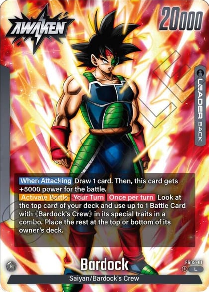 Bardock - FS05-01, Starter Deck 5: Bardock FS05-01