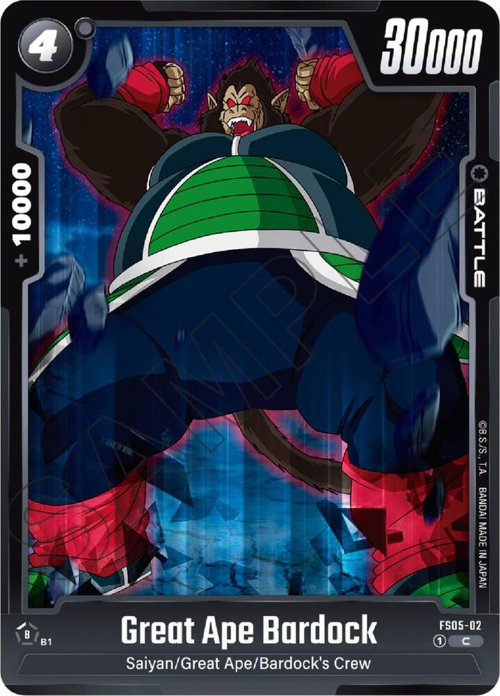 Great Ape Bardock, Starter Deck 5: Bardock FS05-02