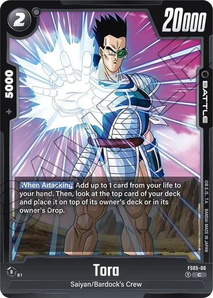 Tora, Starter Deck 5: Bardock FS05-06