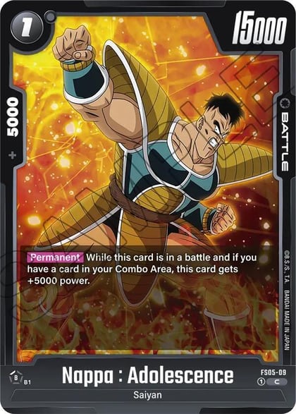Nappa : Adolescence, Starter Deck 5: Bardock FS05-09