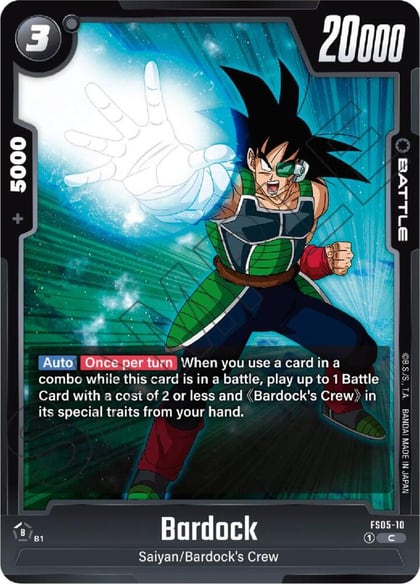 Bardock - FS05-10, Starter Deck 5: Bardock FS05-10
