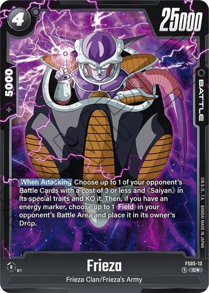 Frieza (Bonus Pack Alternate Art), Starter Deck 5: Bardock FS05-13