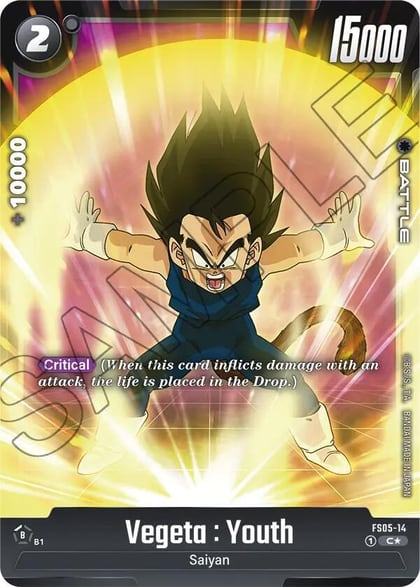 Vegeta : Youth (Bonus Pack Alternate Art), Starter Deck 5: Bardock FS05-14