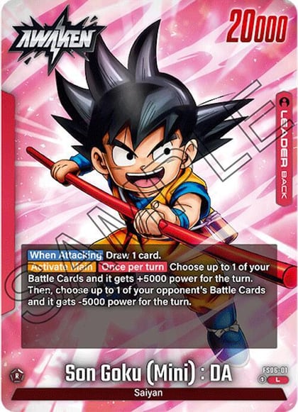 Son Goku (Mini) : DA, Starter Deck 6: Son Goku (Mini) FS06-01