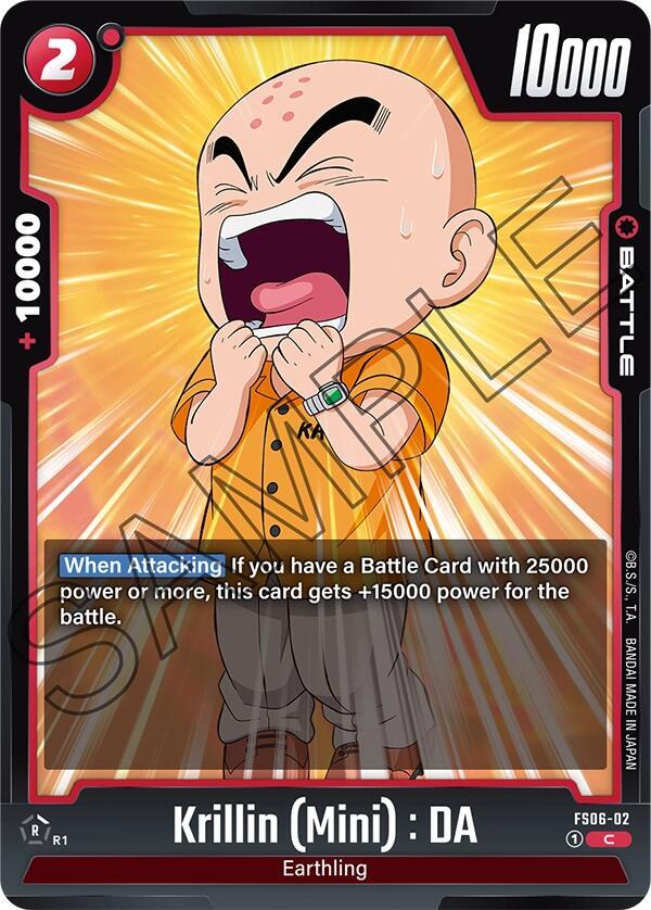 Krillin (Mini) : DA, Starter Deck 6: Son Goku (Mini) FS06-02