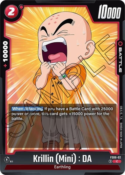 Krillin (Mini) : DA, Starter Deck 6: Son Goku (Mini) FS06-02