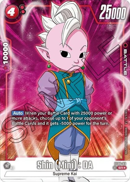Shin (Mini) : DA (Bonus Pack Alternate Art), Starter Deck 6: Son Goku (Mini) FS06-03