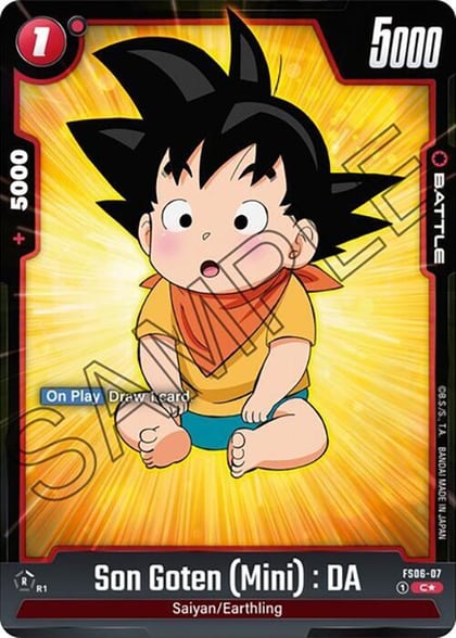 Son Goten (Mini) : DA (Bonus Pack Alternate Art), Starter Deck 6: Son Goku (Mini) FS06-07