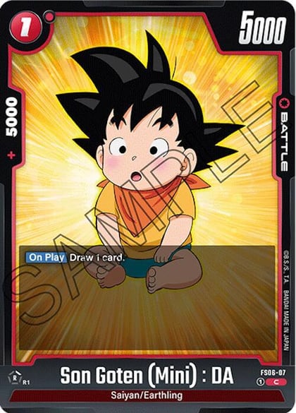 Son Goten (Mini) : DA, Starter Deck 6: Son Goku (Mini) FS06-07
