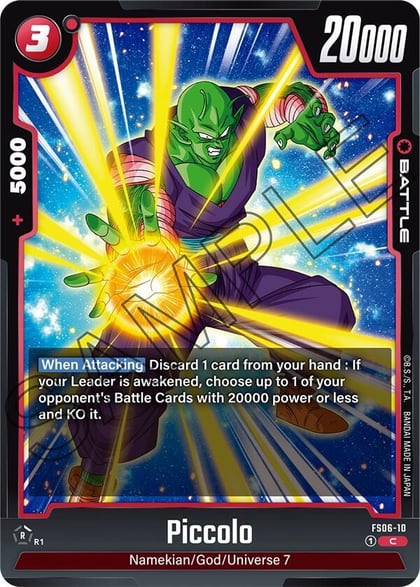 Piccolo, Starter Deck 6: Son Goku (Mini) FS06-10