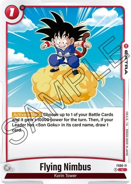 Flying Nimbus, Starter Deck 6: Son Goku (Mini) FS06-11