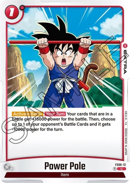 Power Pole, Starter Deck 6: Son Goku (Mini) FS06-12
