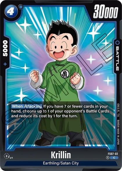 Krillin, Starter Deck 7: Vegeta (Mini) FS07-02