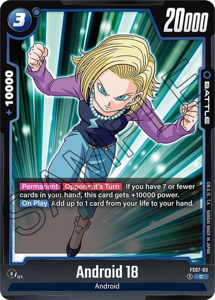 Android 18, Starter Deck 7: Vegeta (Mini) FS07-03