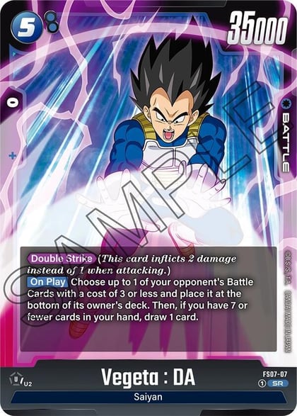 Vegeta : DA, Starter Deck 7: Vegeta (Mini) FS07-07