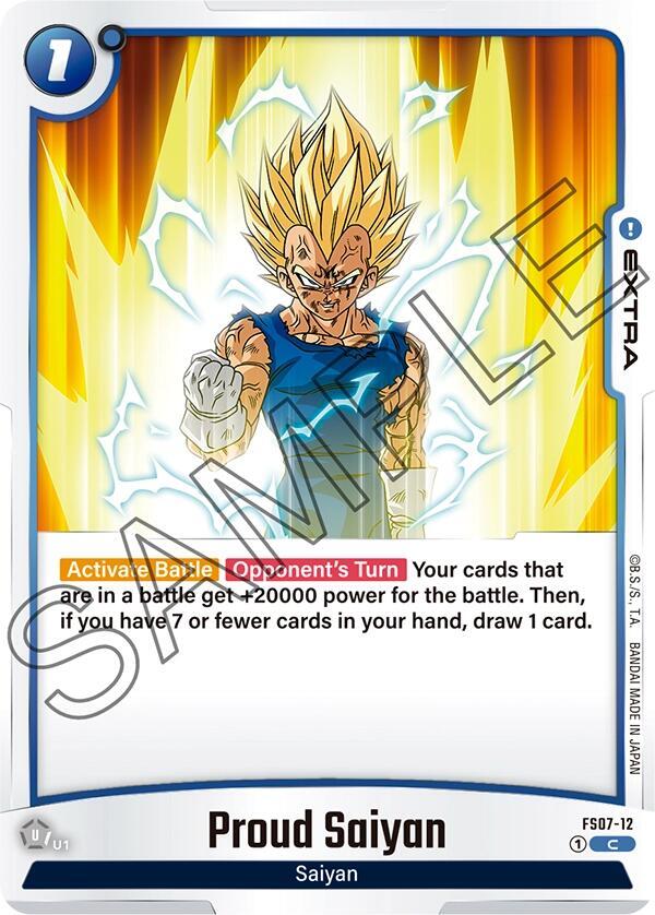 Proud Saiyan, Starter Deck 7: Vegeta (Mini) FS07-12
