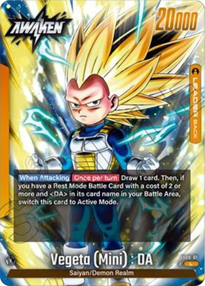Vegeta (Mini) : DA - FS08-01, Starter Deck 8: Vegeta (Mini) Super Saiyan 3 FS08-01