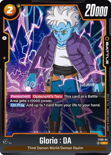 Glorio : DA, Starter Deck 8: Vegeta (Mini) Super Saiyan 3 FS08-04