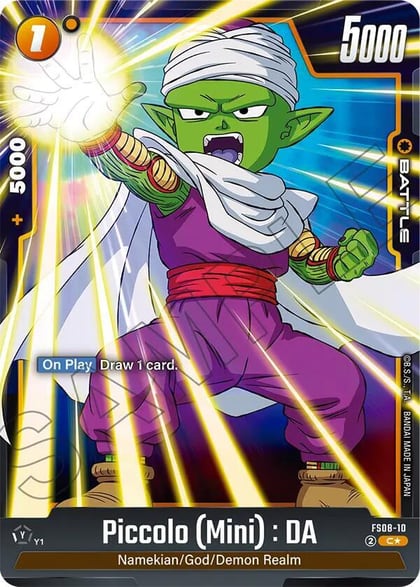 Piccolo (Mini) : DA (Bonus Pack Alternate Art), Starter Deck 8: Vegeta (Mini) Super Saiyan 3 FS08-10