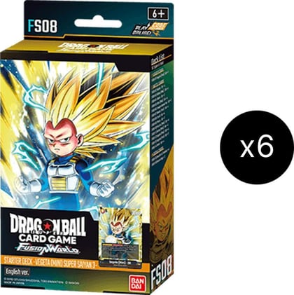 Starter Deck 8: Vegeta (Mini) Super Saiyan 3 Display, Starter Deck 8: Vegeta (Mini) Super Saiyan 3 P620105