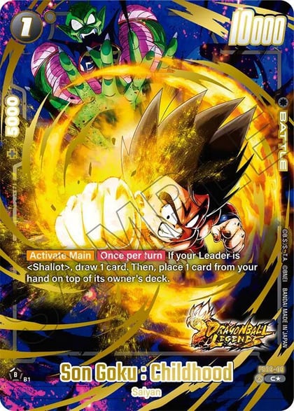 Son Goku : Childhood (Bonus Pack Alternate Art), Starter Deck 9: Shallot FS09-09