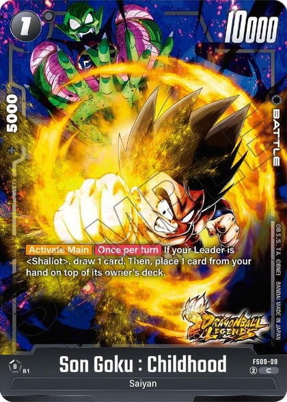 Son Goku : Childhood, Starter Deck 9: Shallot FS09-09