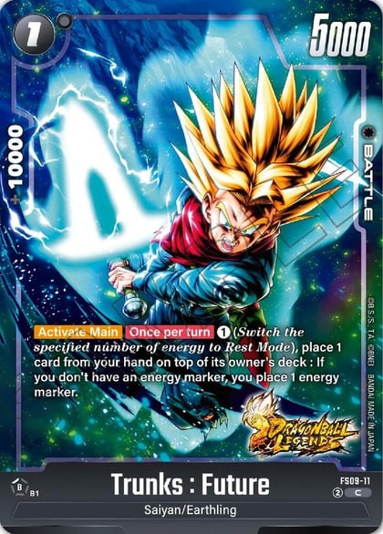 Trunks : Future, Starter Deck 9: Shallot FS09-11