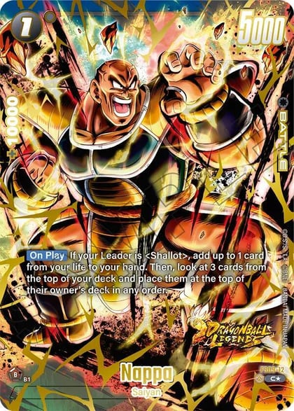 Nappa (Bonus Pack Alternate Art), Starter Deck 9: Shallot FS09-12