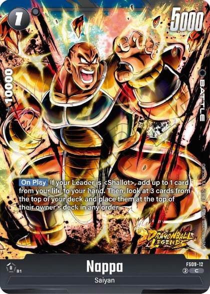 Nappa, Starter Deck 9: Shallot FS09-12