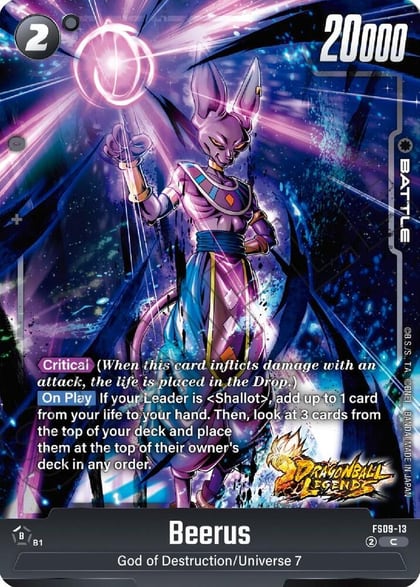 Beerus, Starter Deck 9: Shallot FS09-13