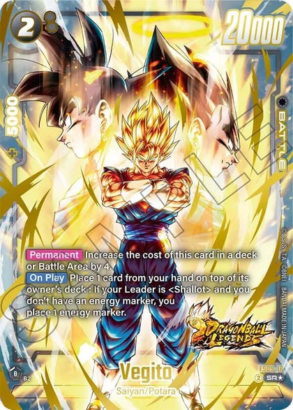 Vegito (Bonus Pack Alternate Art), Starter Deck 9: Shallot FS09-16