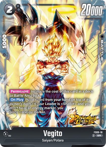 Vegito, Starter Deck 9: Shallot FS09-16