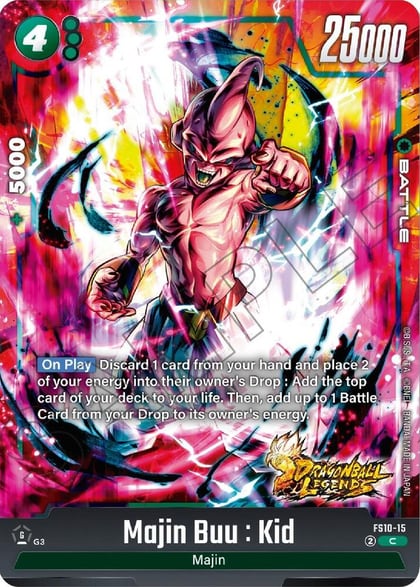 Majin Buu : Kid, Starter Deck 10: Giblet FS10-15