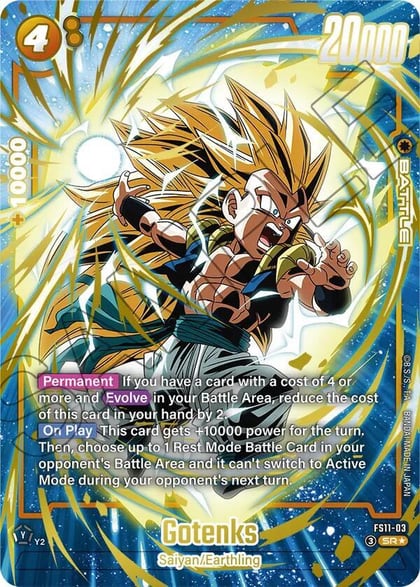 Gotenks - FS11-03 (Gold), Starter Deck EX: The Phase of Evolution FS11-03