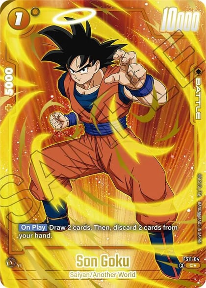 Son Goku - FS11-04 (Gold), Starter Deck EX: The Phase of Evolution FS11-04